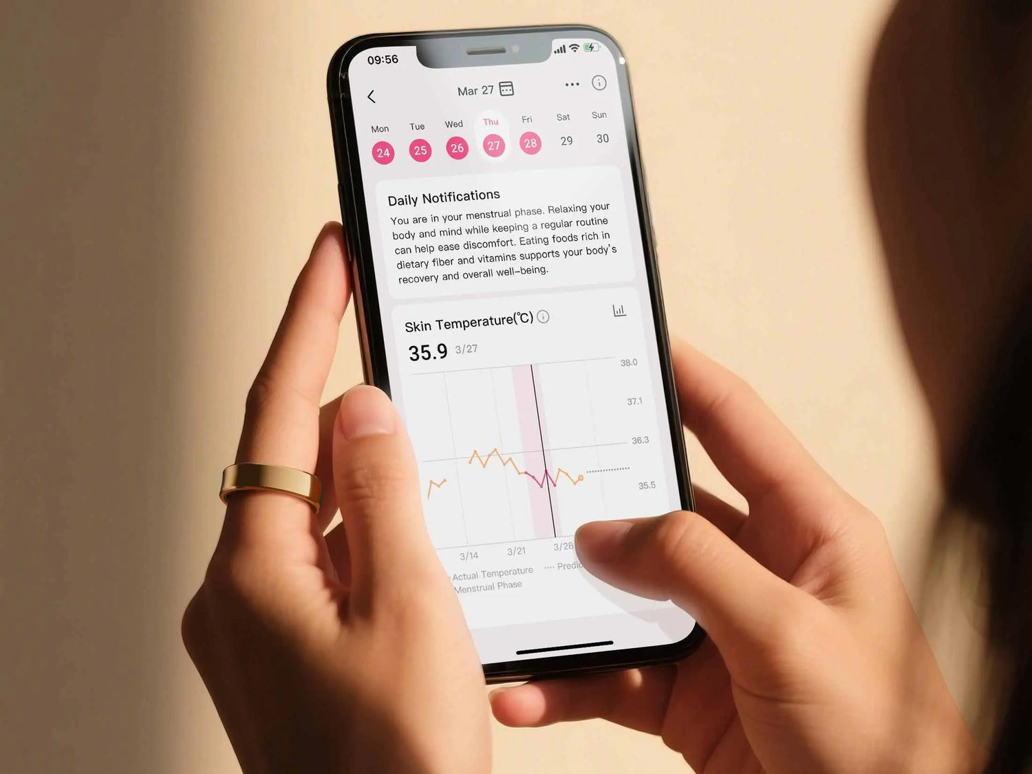 Den Menstruationszyklus mithilfe der Hauttemperatur tracken: Wissenschaft trifft Komfort